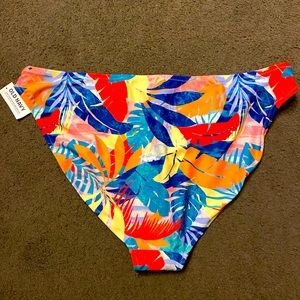 NWT! Old Navy Tropical Bikini Bottoms Women’s XXL